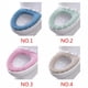 thumbnail image 2 of Kearding Gran oferta, cómoda funda de asiento de inodoro de terciopelo Coral para baño, funda de inodoro de invierno, alfombrilla para inodoro Juegos de accesorios de baño azul, 2 of 6