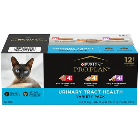 UPC: 0038100169426 | Purina Pro Plan Urinary Tract Cat Food Wet Variety Pack Chicken Beef and Chicken and Turkey and Giblets