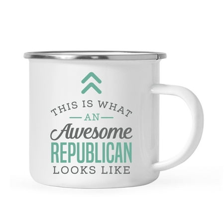 

Andaz Press Stainless Steel Campfire Coffee Mug This is What an Awesome Republican Looks Like