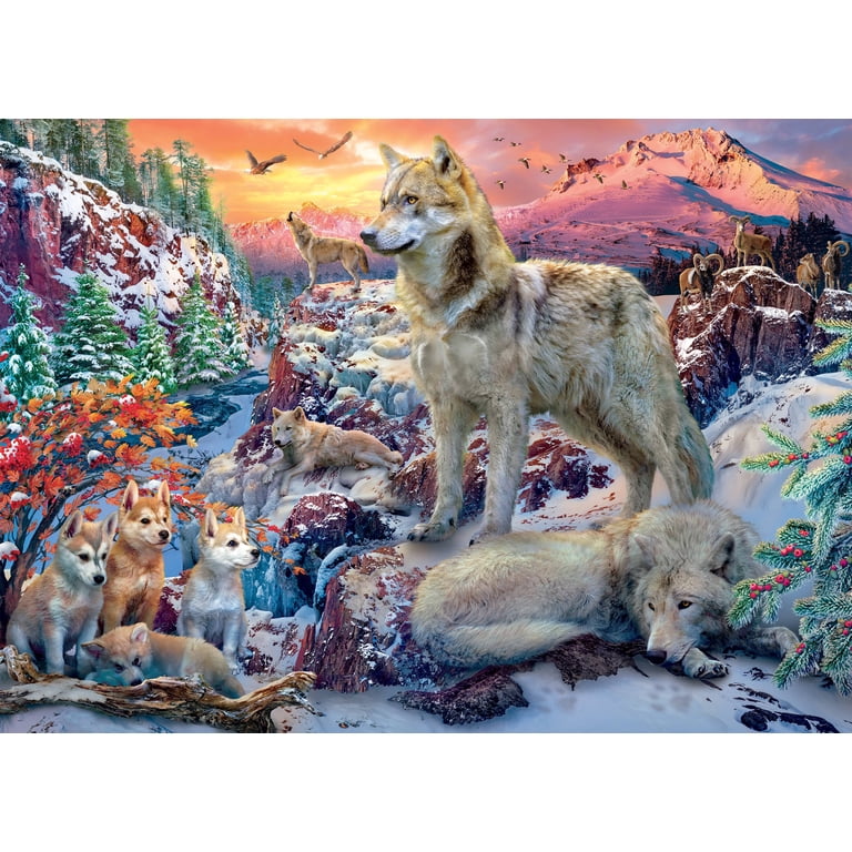Ceaco - Wolves - Winter Wolfs - 1000 Piece Jigsaw Puzzle - Walmart.com