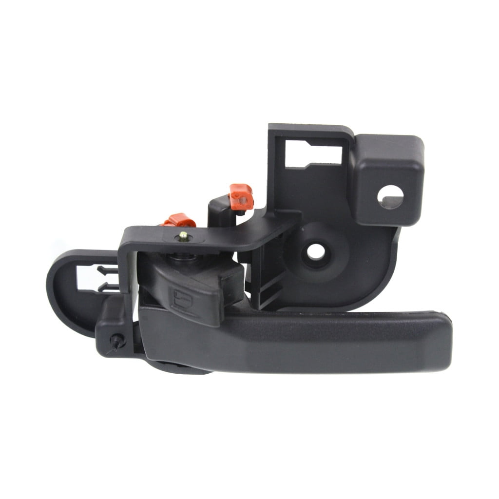 KarParts360 For Jeep Wrangler JK 2018 Interior Door Handles Front Or Rear, Driver and Passenger Side | Pair | Black | Plastic | w/Door Lock Button | For CH1353156, CH1352156 | 68059174AA, 68059175AA