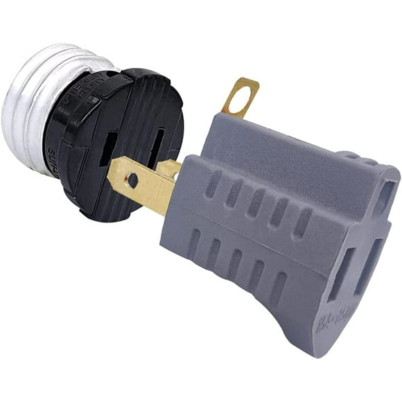 Light Bulb Socket Adapter 3 Prong