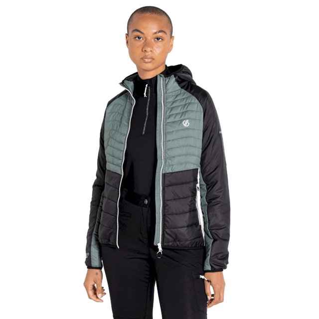 Dare 2B - Chaqueta Acolchada Surmount II de Lana para Mujer (Verde Pato, Negro) Dare 2B UTRG8347_duckgreenblack
