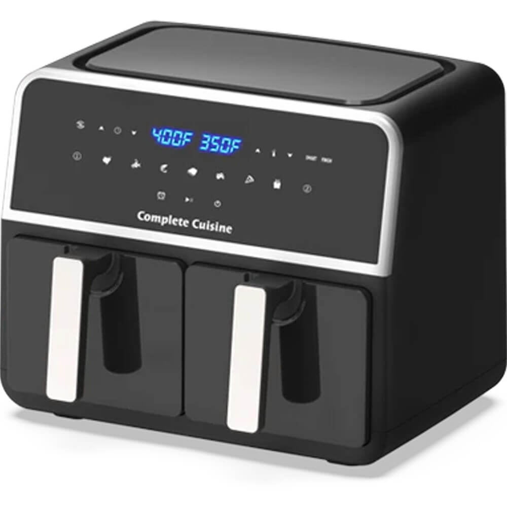 9.5 Quart Dual Zone Digital Air Fryer- Air Fry, Roast, Bake & Grill