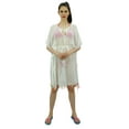thumbnail image 2 of Bimba Sheer Kimono Kaftan Beach Cover-Up For Womens With tassel Details, 2 of 9