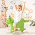 thumbnail image 2 of Mecedora Silla Montable de Madera con Peluche Dinosaurio Verde Baby Gaon, 2 of 5