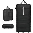 thumbnail image 1 of Bolsa de Equipaje de Transporte 160L, Bolsa de Lona con Ruedas 360º Gran Capacidad Bolsa de Maleta Extensible Plegable Oxford Resistente Ligera, Mochila Impermeable para Viajes Hogar Negocios, 1 of 6
