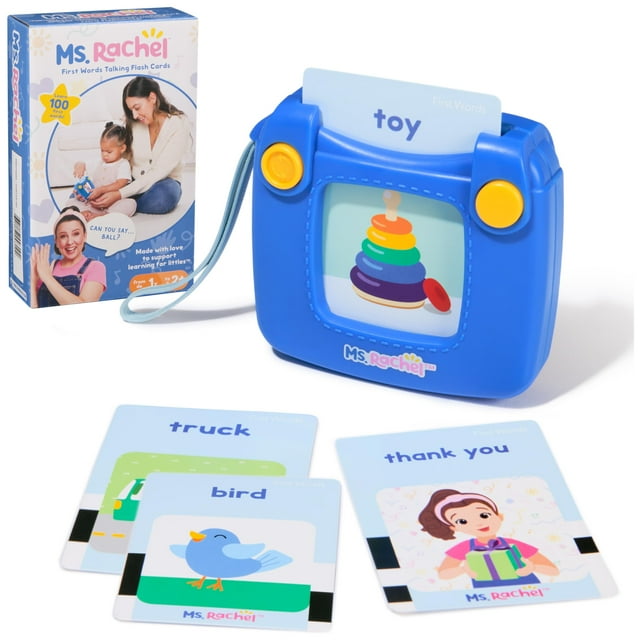 Tarjetas didácticas parlantes Ms. Rachel de 100 palabras con lector electrónico
