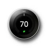 Nest Learning Thermostat 3rd Gen in Polished Steel