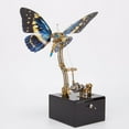 thumbnail image 3 of 3D Metal Puzzle Butterfly Music Box - 300 Pieces Steampunk Mechanical Insect Model Kit for Adults & Teens, 3 of 8