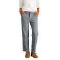 thumbnail image 3 of Women's Cotton Wide Leg Pants, Straight Solid Dressy Trousers with Pockets, Mid Elastic Waist Drawstring, Business Casual Lounge Wear for Summer, Womens Casual Pants | UKHCCC,Gray M, 3 of 7