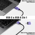 thumbnail image 3 of Adaptador Ethernet USB IVSHOWCO 2 en 1 USB 3.0 y USB-C 1000 Mbps, 3 of 9