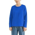thumbnail image 4 of Blekii Childrens Long Sleeve T-Shirt Cotton, Children's Long Sleeve T-Shirt, Round Neck Basic Tee for Kids Boys Girls, Spring Summer Fall Casual Top Round Neck Basic Tee Kids Spring, 4 of 7
