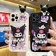 thumbnail image 2 of Compatible For Xiaomi Redmi Note 12 Pro+ 5G 11 Pro 11S 10S 10 5G 9S 10 9 8 Pro Redmi 12C 10C A1 9A 9C 9T 10 9 K20 Pro Con Soporte De Muñeca Kuromi Tridimensional Funda Para Teléfono Móvil Gao Jiahui unisex, 2 of 2