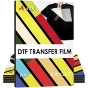 A-SUB DTF Transfer Film A4 DTF Film Paper 150 Sheets , Sublimation Paper for Dark Fabrics 8.3" x 11.7" Compatible DTF Printer with DTF Ink Only,Cold & Hot Peel