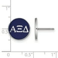 thumbnail image 2 of Sterling Silver Rh-plated LogoArt Alpha Xi Delta Enameled Post Earrings, 2 of 2