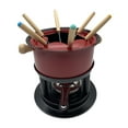 thumbnail image 3 of Fondue Maker Olla Fondue de Queso Olla de Acero Inoxidable Multiusos Caldo Fondue Set Fondue Pot para el Festival de Chocolate Queso, 3 of 8