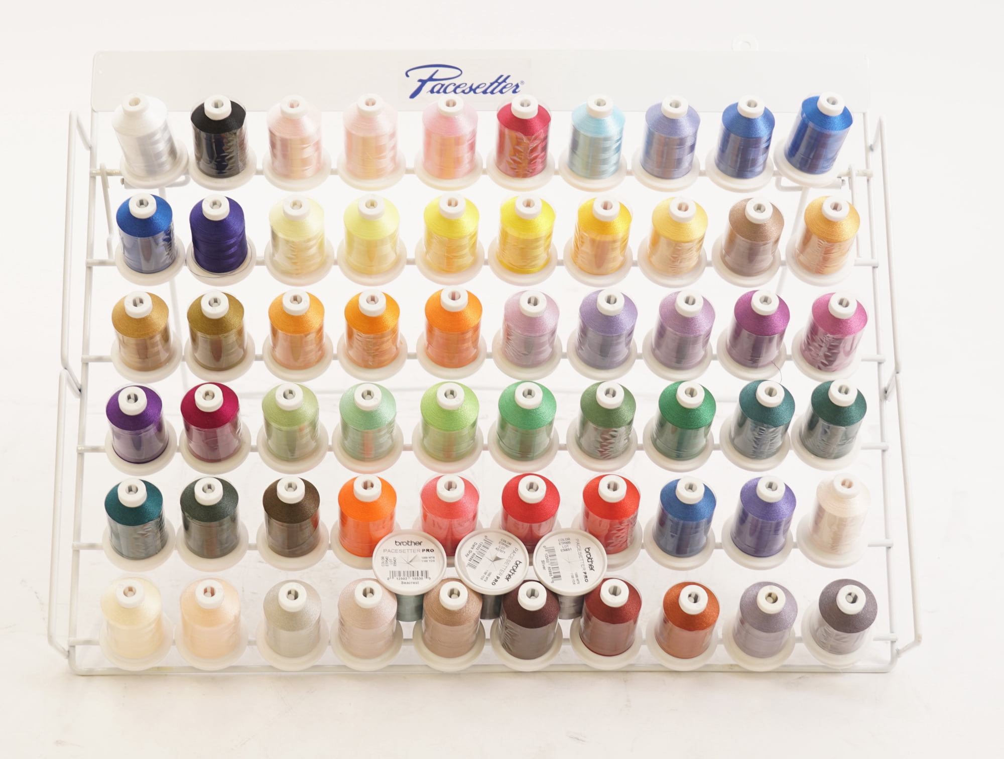 Pre-Owned Brother ETKS63 Pacesetter Embroidery Sewing Thread Set