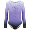 thumbnail image 3 of Kids Girls Gymnastics Leotards One-Piece Ballet Dancewear Bodysuit Clothes, 5-12T, 3 of 12