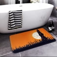 thumbnail image 2 of Bath Mat for Bathroom,Bathroom Mats Rugs No Slip,Halloween Theme Orange Washable Cover Floor Rug Carpets Floor Mat Bathroom Decorations 18x30 Inches for Kitchen Bedroom Indoor, 2 of 6