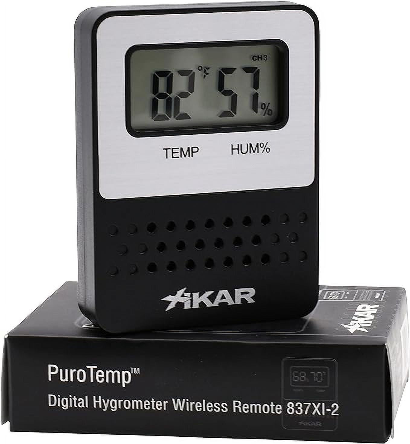 Xikar PuroTemp Wireless Hygrometer Remote Sensor