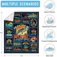 thumbnail image 4 of Fishing Gifts for Men, Funny Fishing Gifts, for Fisherman, Gifts for Men Who Love Fishing, Fishing Gifts for Dad Grandpa PaPa, Fishing Gifts for Christmas Throw Blanket 60"x50", 4 of 6