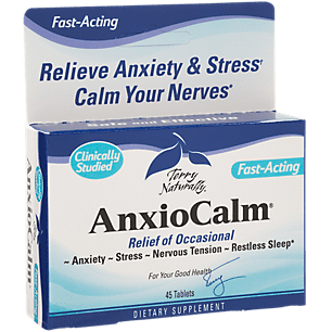 AnxioCalm (Anciennement Anxiofit 1) EuroPharma (Terry Naturally) 45 Tabs