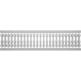 thumbnail image 5 of Ekena Millwork 42"H x 15'L Fiberthane Arcadian Unassembled Balustrade Railing Kit, Style A (7 3/8" On-Center Spacing to Pass 4" Sphere Code), 5 of 6