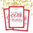 thumbnail image 2 of Darling Souvenir White Birthday Invitation Card Printable Elegant Fill or Write In Blank Party Invites 28 Pcs 5 x 7 Inches, 2 of 5