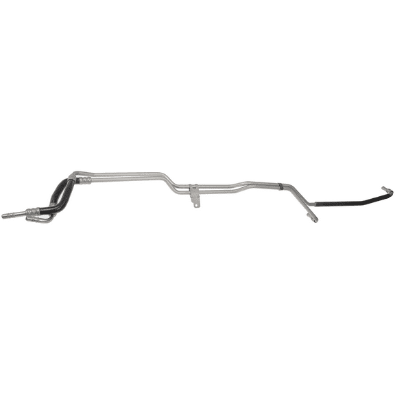 Dorman 624-578 Automatic Transmission Oil Cooler Hose Assembly for Select Ford Models, Black; Silver