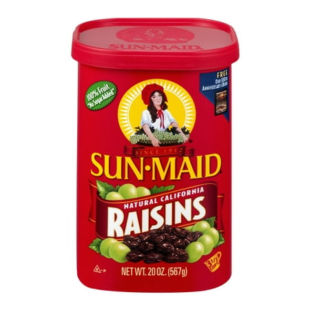 Sun-Maid Natural California Raisins, 20.0 OZ - Walmart.com
