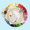 thumbnail image 1 of AMERTEER 50 Assorted Kits for Adults Cross Stitch Set Needlework Colors, 1 of 8