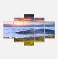 thumbnail image 2 of Colorful Sunrise Over Foggy Waters - Landscape Photography Canvas Print, 2 of 3