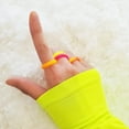 thumbnail image 3 of Neon Orange Breathable Silicone Ring 4mm Bandwidth, 3 of 6
