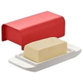 thumbnail image 3 of Alessi Mattina Butter Dish Red, 3 of 3