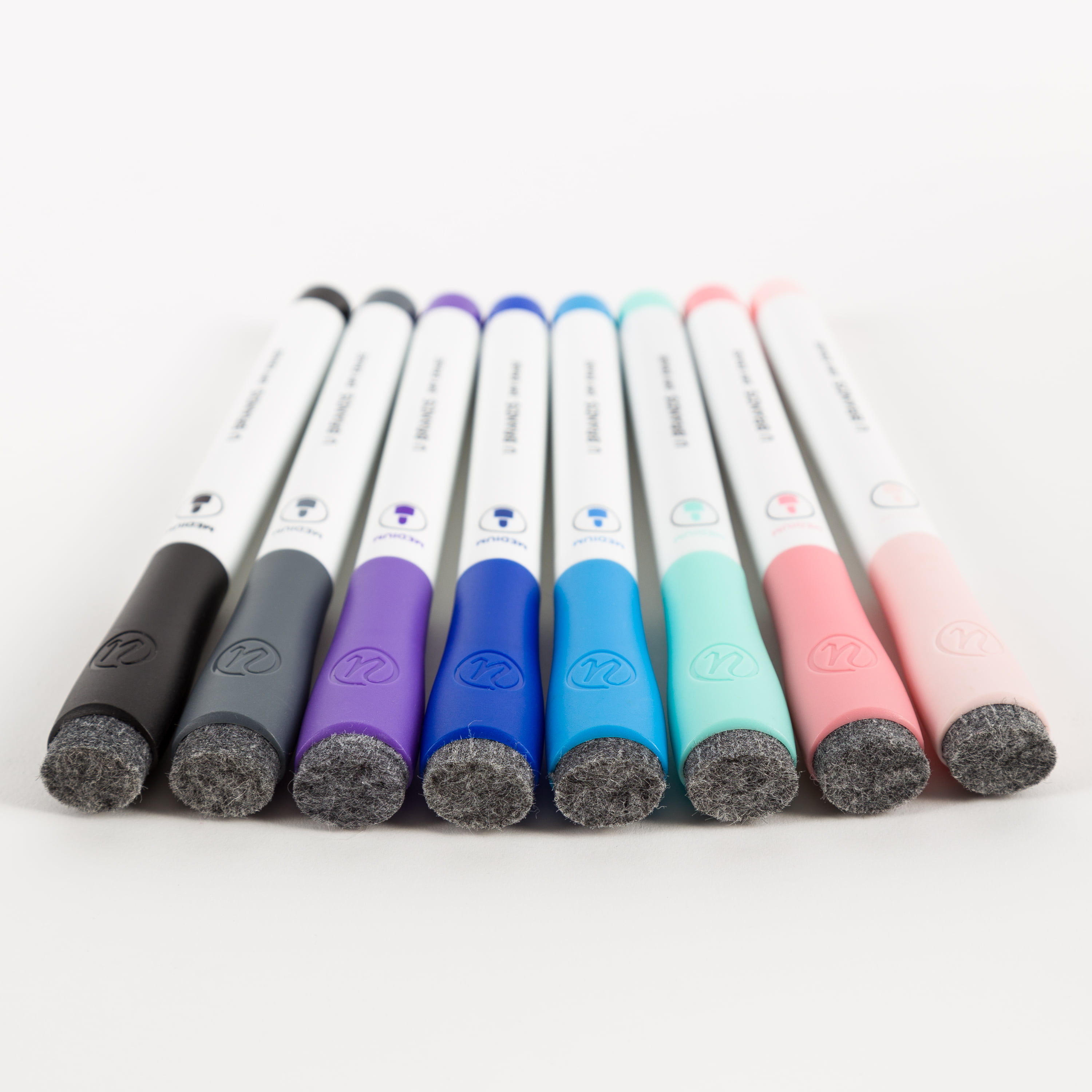U Brands Dry Erase Markers, Medium Tip, Multi-Colors, Low Odor, 8 Count,  4689U 