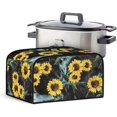 thumbnail image 1 of Slow Cooker Cover Oval Kitchen Appliance Cover with Mesh Pocket and Handy Handle Easy to Clean and Storage Dust-Proof Stain Resistant Dust Proof Cloth Cover, 1 of 1