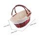 thumbnail image 5 of unbranded 1Ud Cesta Portátil Tejida Para Picnic Y Organización De Color Marrón, 5 of 6