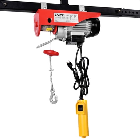 hoist garage electric lift overhead 440lbs goplus remote wire control