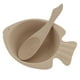 thumbnail image 2 of de Tazón de Paja de con Tazón de Sopa Cuenco para Bebés Seguridad No Tóxico beige BLESIY Cuchara para niños Tazón, 2 of 8