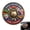 B, variant on Metal Car Sticker, Football Theme Emblem for Vehicle and Motorcycle, Waterproof Sunproof Adhesive Decal for Fans