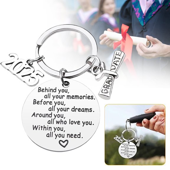 Clearance! Class of 2025 Graduation Keychain Senior 2025 Graduation for Her Him Graduation for College High School Student