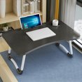 thumbnail image 2 of Foldable Laptop Lap Desk, Portable Computer Bed Table Tray with Phone Stand and Cup Holder for Sofa Couch Breakfast Dining, 2 of 7