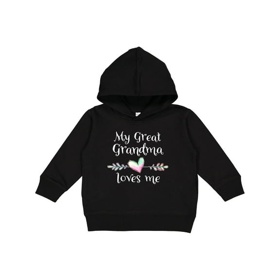 Inktastic My Great Grandma Loves Me Heart Great Grandchild Toddler Hoodie