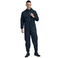 thumbnail image 3 of Aislor Men's Anti-Static Dustproof Hooded Coveralls Blend Work Zipper Jumpsuits Workshop Uniforms Navy Blue L, 3 of 7