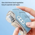 thumbnail image 4 of Electric Nail Clippers for Thick Nails - Automatic Nail Trimmer with LED Light, USB Rechargeable, Nail File and Polisher, 3-Speed, Suitable for Adults, Adults, Adults, Seniors, Hom Makeup Organizers, 4 of 9