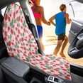 thumbnail image 4 of XYZCANDO Strawberry Floral Print Car Seat Towel Cover - Waterproof Sweatproof Seat Protector - Universal Fit for Cars, SUVs, Trucks & Vans, 4 of 7