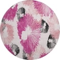 thumbnail image 2 of Addison Rugs Mayfield Premium Machine Washable Transitional Floral Pink Round Rug, 8' x 8', 2 of 6