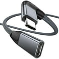 TRAHOORight Angle USB C Extension Cable 6FT, 90 Degree USBC 3.1 Gen2