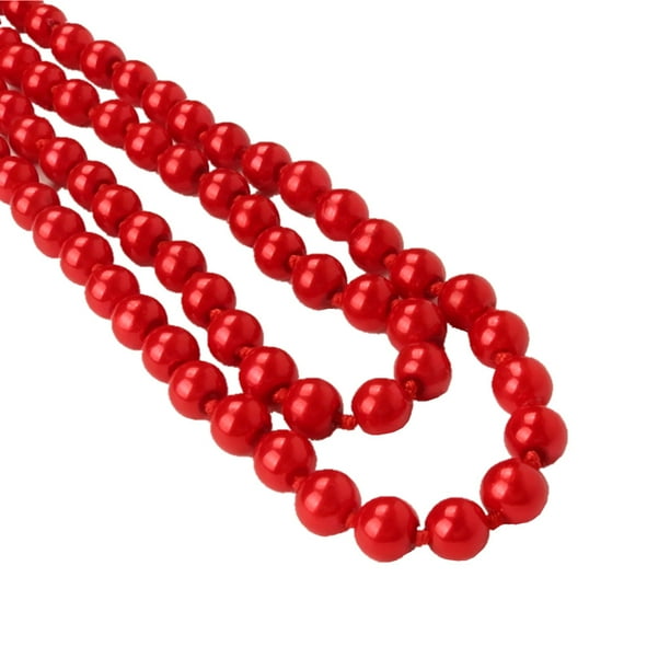 Red bead deals necklace walmart